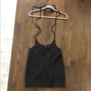 BLACK SKIRT THAT TIES AROUND THE SHOULDERS